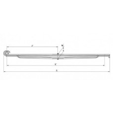 Рессора КАМАЗ передняя 5460-2902012-15