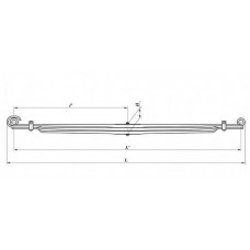 Рессора КАМАЗ передняя 5490-2902012-15